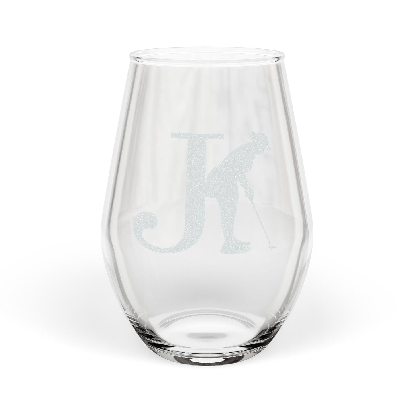Engraved Wine Glass