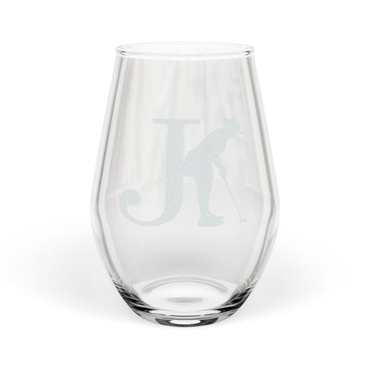 Engraved Wine Glass